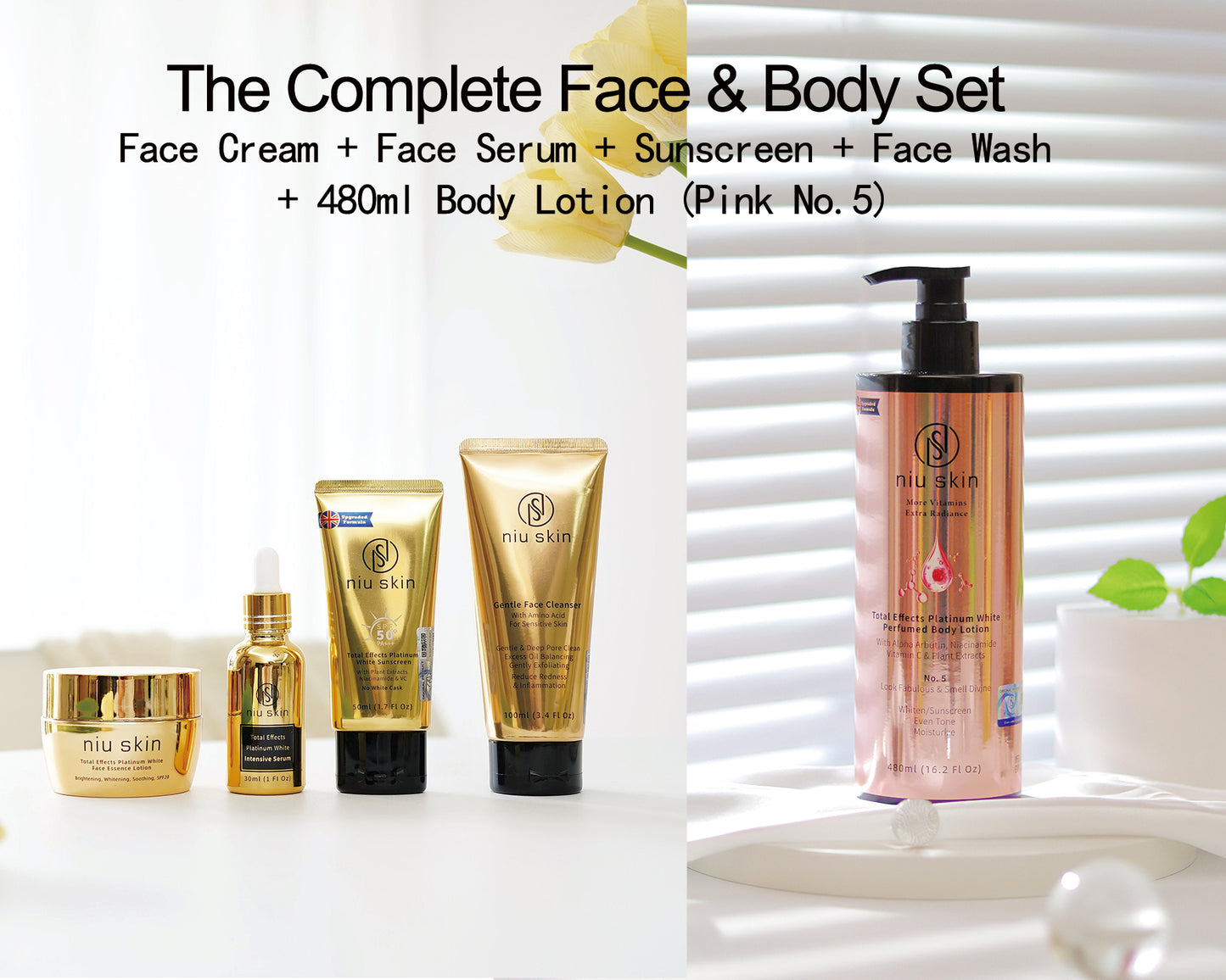 Niu Skin Star Combo for Face And Body (5 Products)