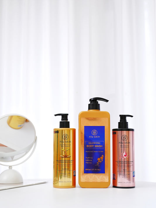 Body Care Combo (One 480ml Body Lotion + One 800ml Body Wash)